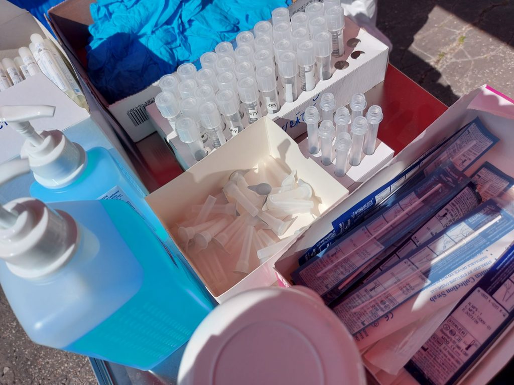 Mobilné odberové miesto, Ilustračná fotka, Odberné miesto