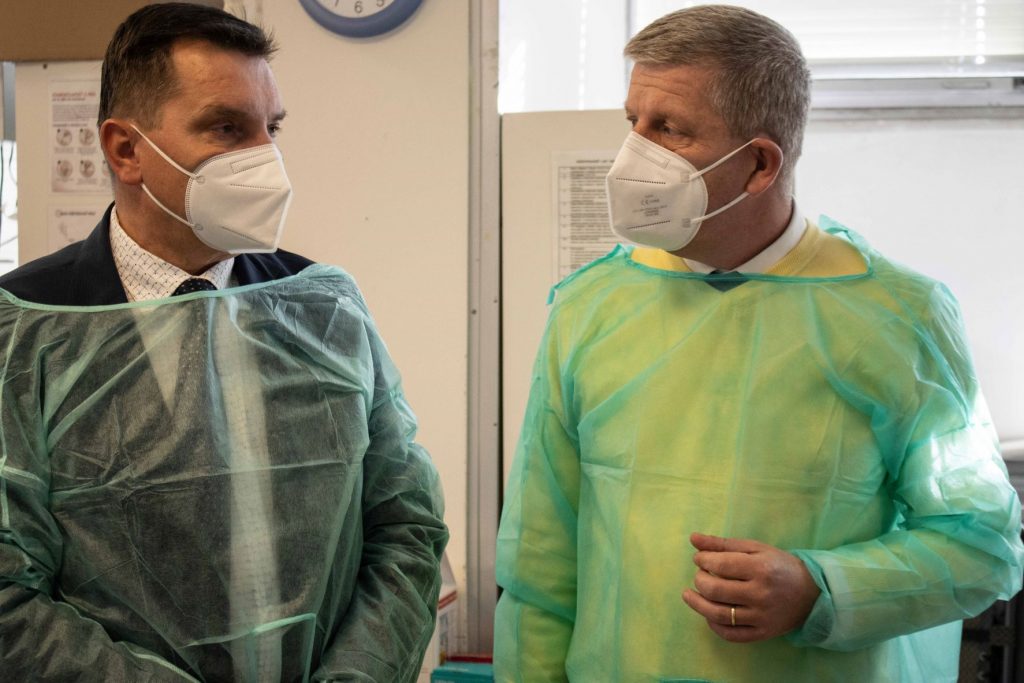 Minister V.Lengvarský na navšteve v UNLP Košice