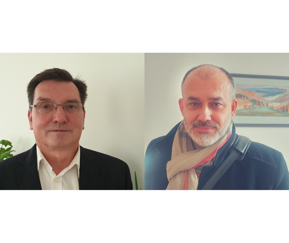 MUDr. Ján Slávik, MBA, generálny riaditeľ UNLP a MUDr. Ľuboslav Beňa, PhD. , výkonný riaditeľ pre liečebno-preventívnu starostlivosť