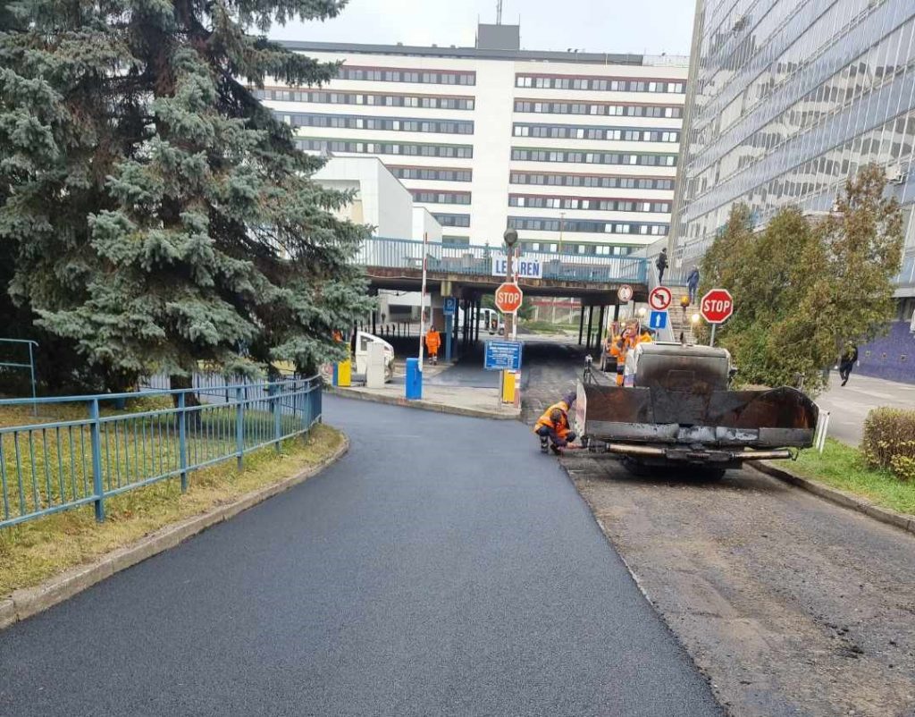 Zrekonštruované parkovisko Tr. SNP