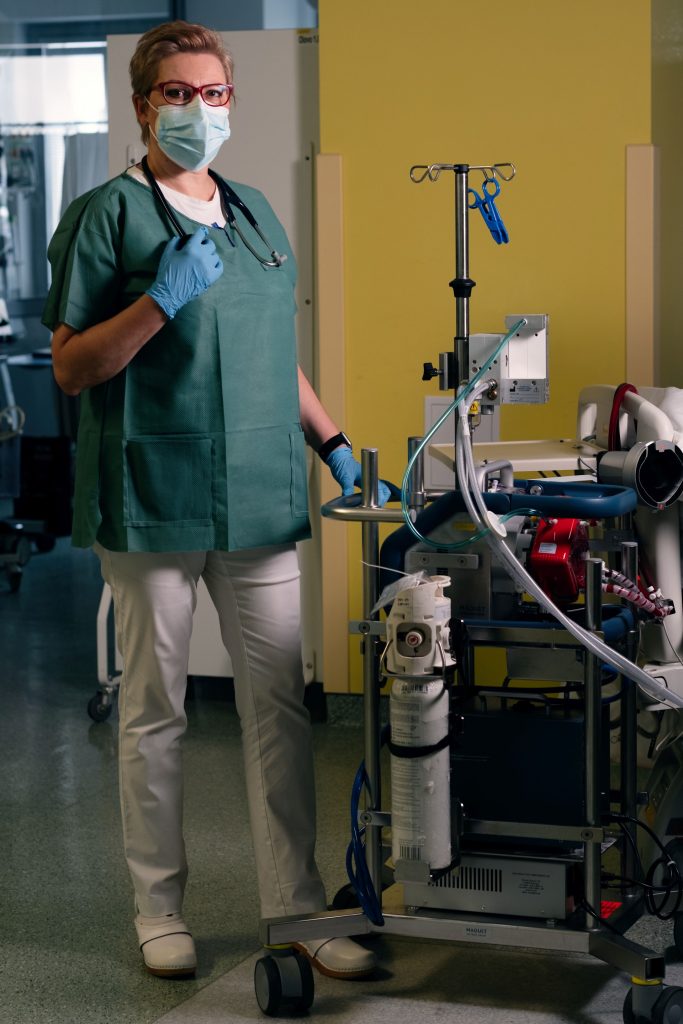 primárka Kliniky anestéziológie a intenzívnej medicíny VÚSCH a.s., MUDr. Janka Beňová.