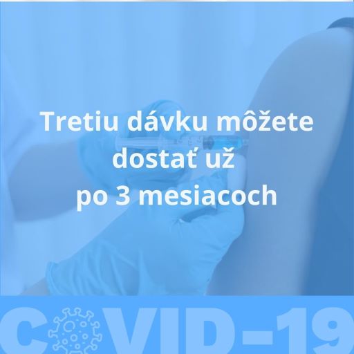 Tretiu davku mozete dostať uz po 3 mesiacoch