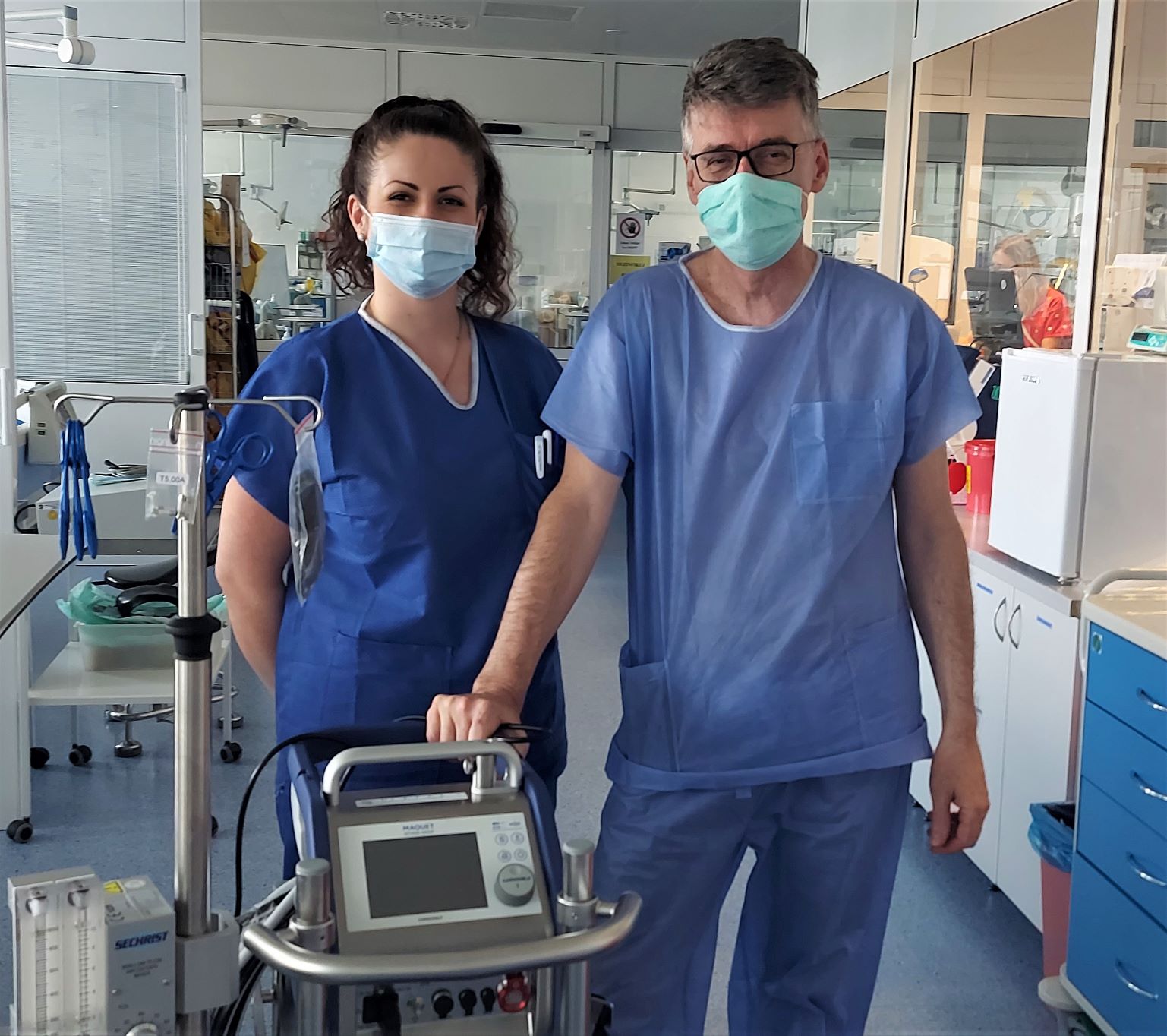Pristroj ECMO na na Oddelení anestéziológie a intenzívnej medicíny (OAIM) na Rastislavovej ulici