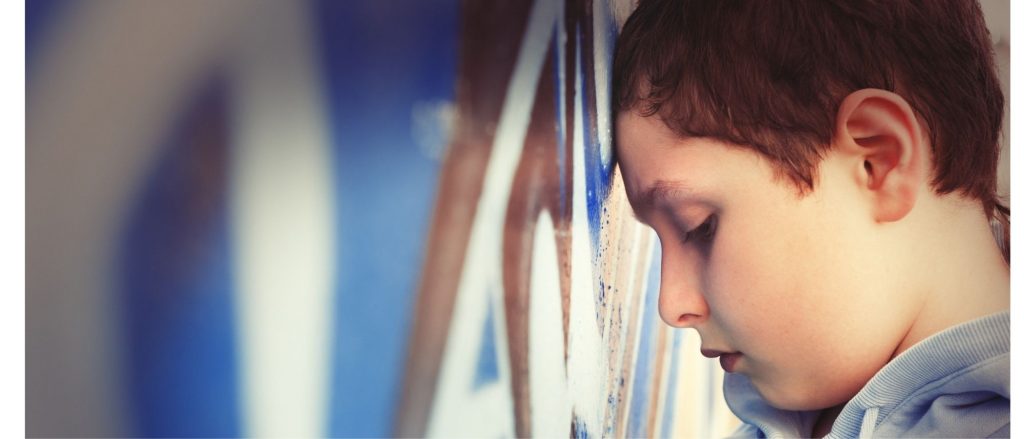 detska depresia_ ilustracna fotografia