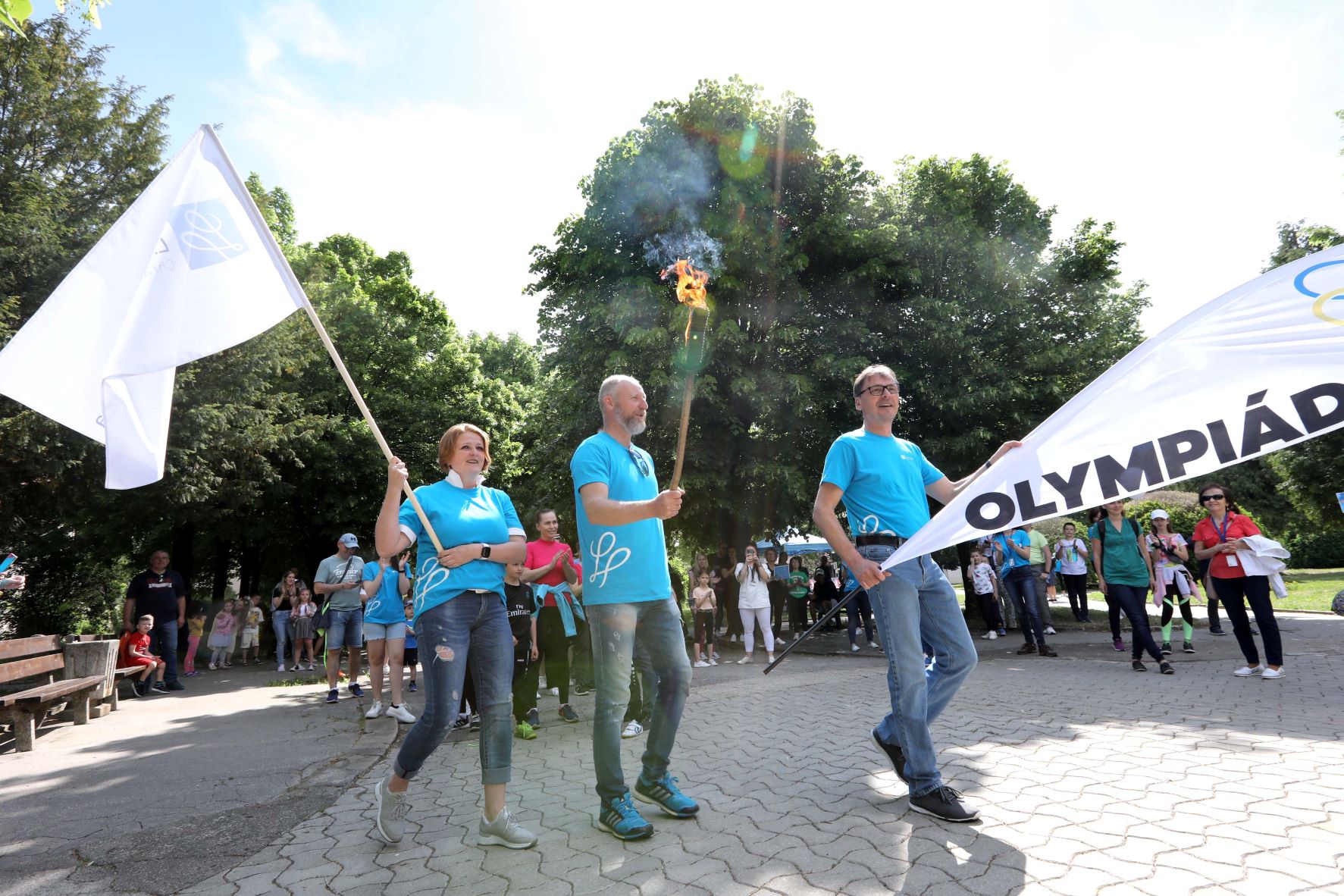 výprava s olymp. ohnom