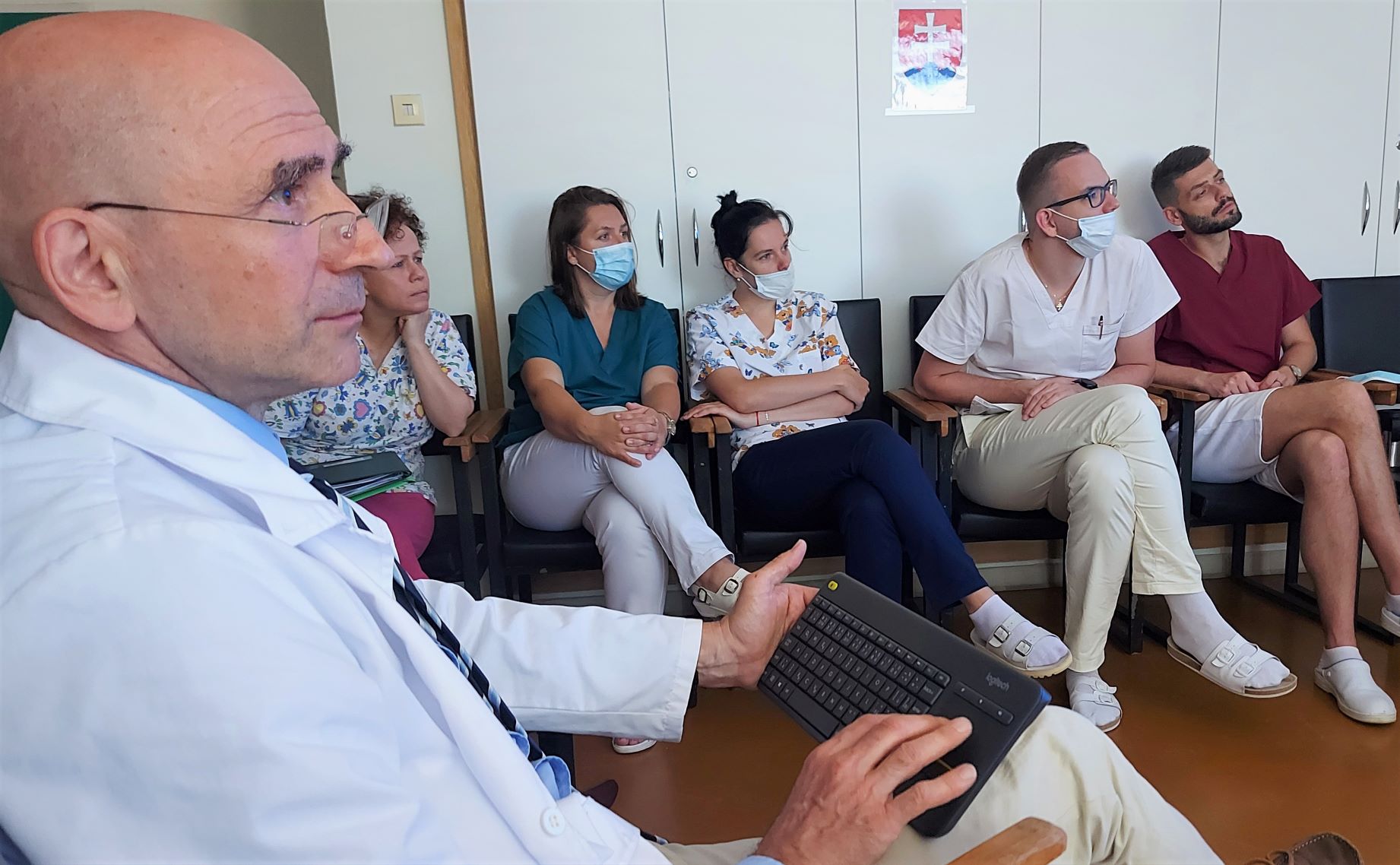 Krcho a tím na telekonferencií