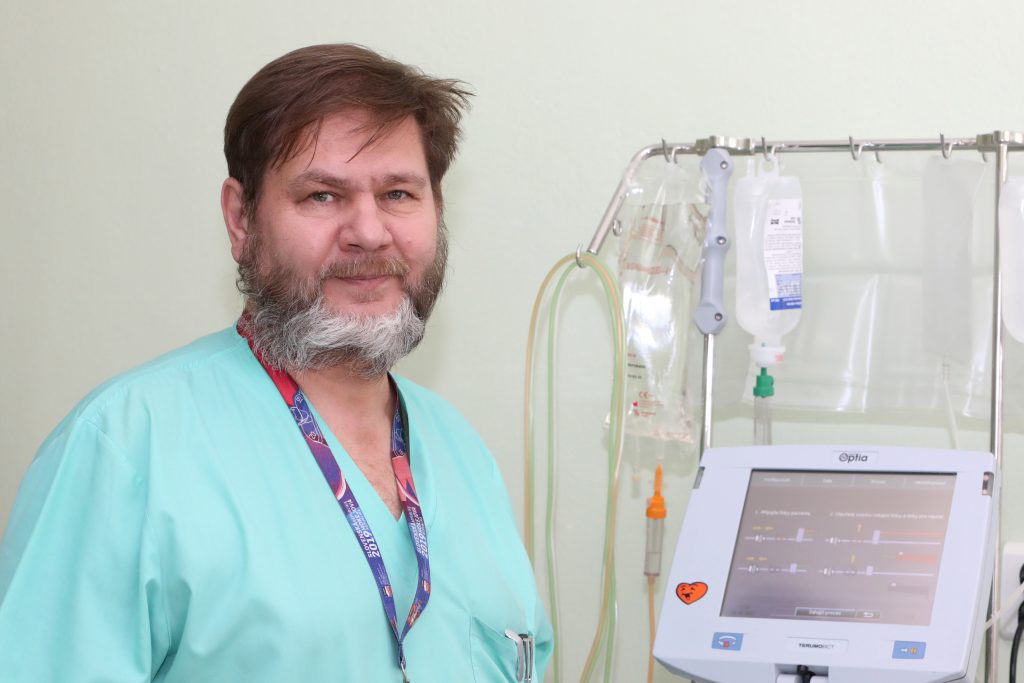 MUDr. Guman, prednosta Kliniky hematológie a onkohematológie